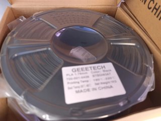 3kg Filamento PLA Geeetech Negro