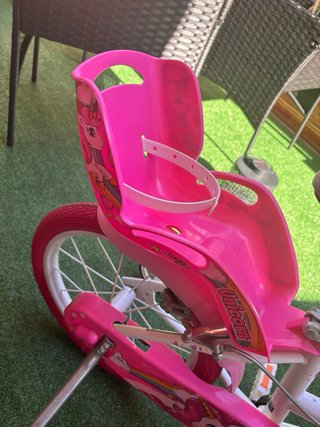 Bicicleta Unicornio Rosa per Bambina 16 Pollici