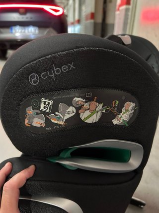 Silla coche infantil Cybex negro