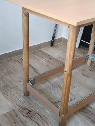 Mesa camilla 100x60 con cristal