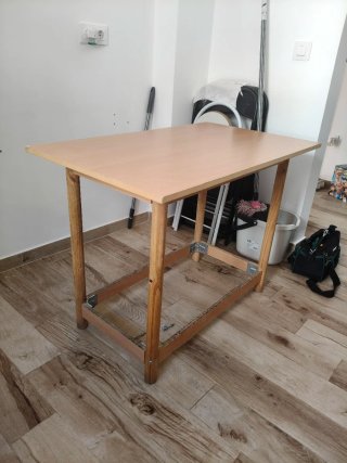 Mesa camilla 100x60 con cristal