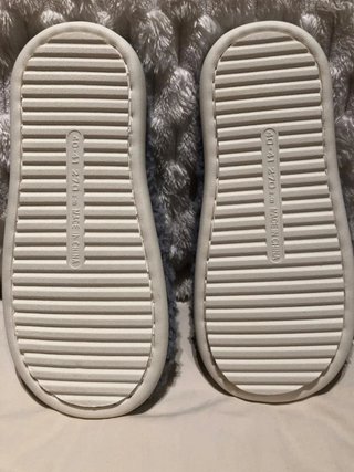 Pantofole grigie morbide aperte e calde #338-7