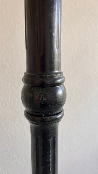 Lámpara de jardín negra y verde