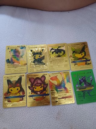 Cartas Pokémon Doradas VMAX GX V