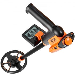 Detector de Metales para Niños, Bobina de Búsqueda Impermeable de 15.2 cm con Pantalla LCD, Detector de Oro Ajustable de 66 cm - 91.4 cm, Mango de Fibra de Carbono Ligero para Detectar Monedas de ...