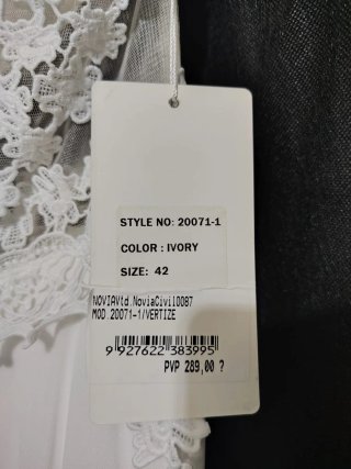 Vestido de Novia a estrenar, T42