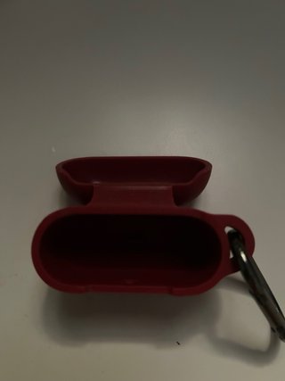 Funda AirPods 3ª Gen Roja con Mosquetón
