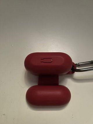 Funda AirPods 3ª Gen Roja con Mosquetón