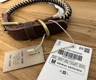 Correa y Collar M Perro Zara Home