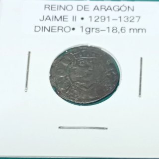 Jaime II - Dinero - Reino de Aragón