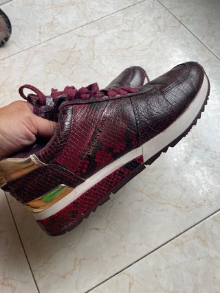 Zapatos Michael Kors Rojos y Dorados
