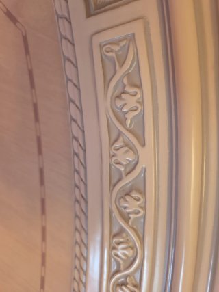 Cabecero de cama y mesitas blanco