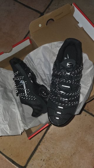 Nike Air Max Plus TN Nere Riflettenti Tg. 40.5