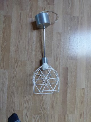 Lámpara colgante diseño geométrico