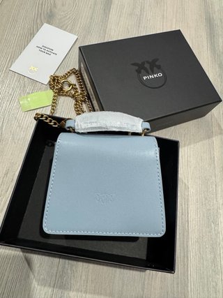 Pinko Love Bag Azzurro Oro