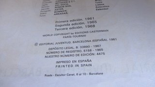TINTÍN EL ASUNTO TORNASOL - LOMO TELA