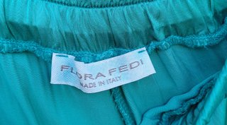 Pantaloni lunghi turchesi