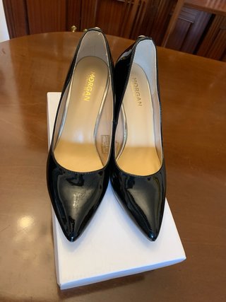 Zapatos de tacón Morgan charol negro