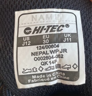 Botas montaña niño/a Hi-Tec Talla 30 Waterproof
