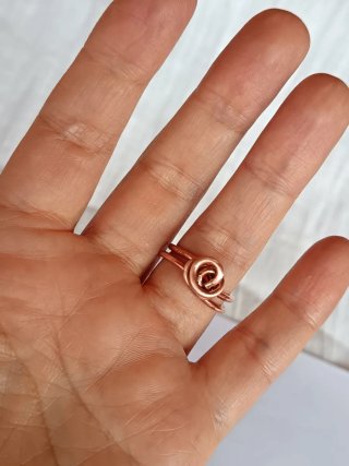 Anillo artesanal Cobre 100%