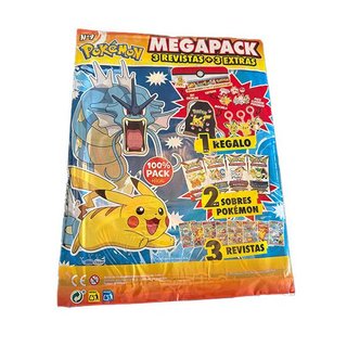 Revista Pokémon Megapack N°10 (Incluye 2 Sobres)