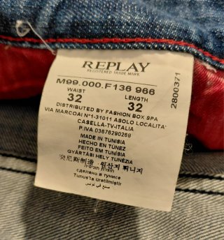 Pantalón corto vaquero Replay