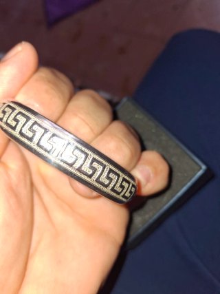 Pulsera esclava diseño grecorromano