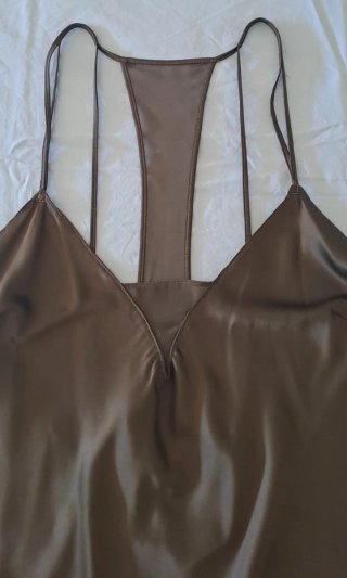 Camisón lencero verde oliva