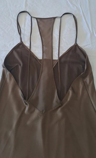 Camisón lencero verde oliva