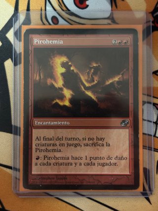 Carta Magic Pirohemia 2RR Encantamiento