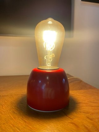 ILESA LAMPADA DA TAVOLO VINTAGE APPLIQUE SPACE AGE