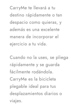 Bicicleta Plegable Pacific Carry Me