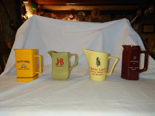 Jarras de whisky de cerámica (4 unidades)