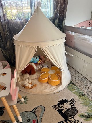 Casita tipi de tela para niños