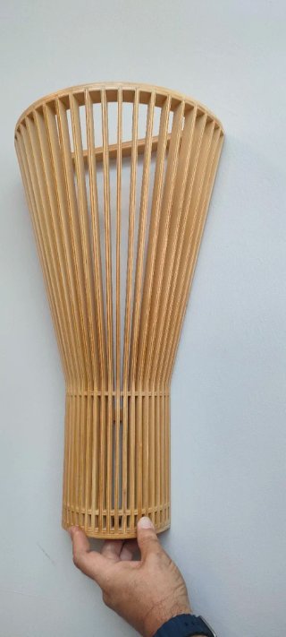 Aplique de pared de madera. 20 unidades