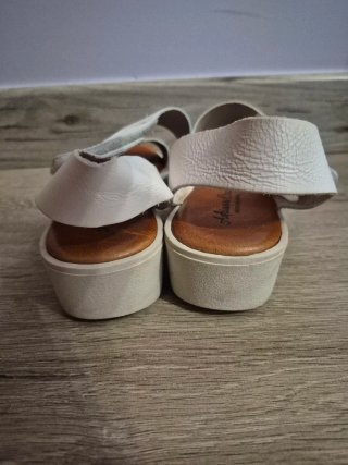Sandalias de mujer blancas - talla 36