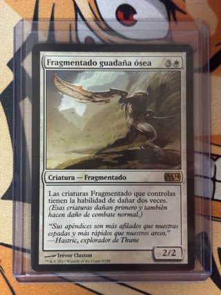 Carta Magic MTG Fragmentado Guadaña Ósea