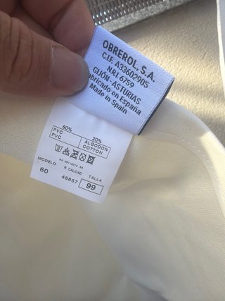 Mandil Monza PVC y Algodón Nuevo
