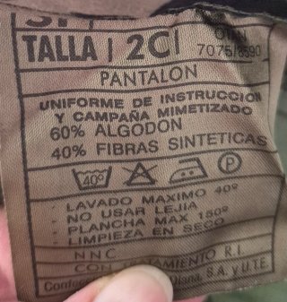 Conjunto Ropa Militar Camuflaje