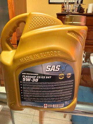 Aceite SASH 5W-30 C2/C3 5L - Nuevo