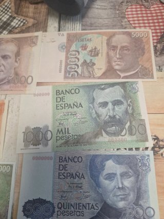Réplicas Billetes Antiguos Pesetas España