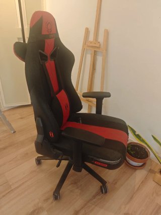 Silla Gamer Diablo Chairs Roja y Negra