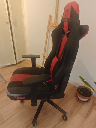 Silla Gamer Diablo Chairs Roja y Negra