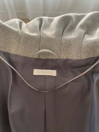 Abrigo de lana elegante talla 36
