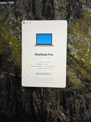 MacBook Pro M1 256GB Plata