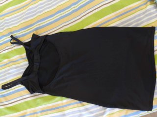 Vestido faja negro Oysho Talla M