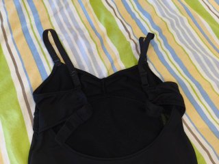 Vestido faja negro Oysho Talla M
