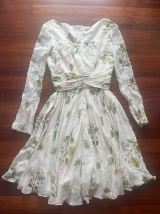 Vestido Giambattista Valli Seda Floral