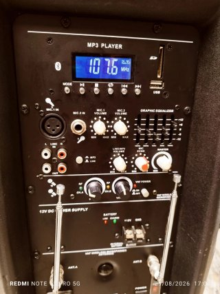 500 WATIOS Activo PORTATIL Acoustic Control 15