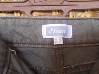 Falda larga Etam caqui T40